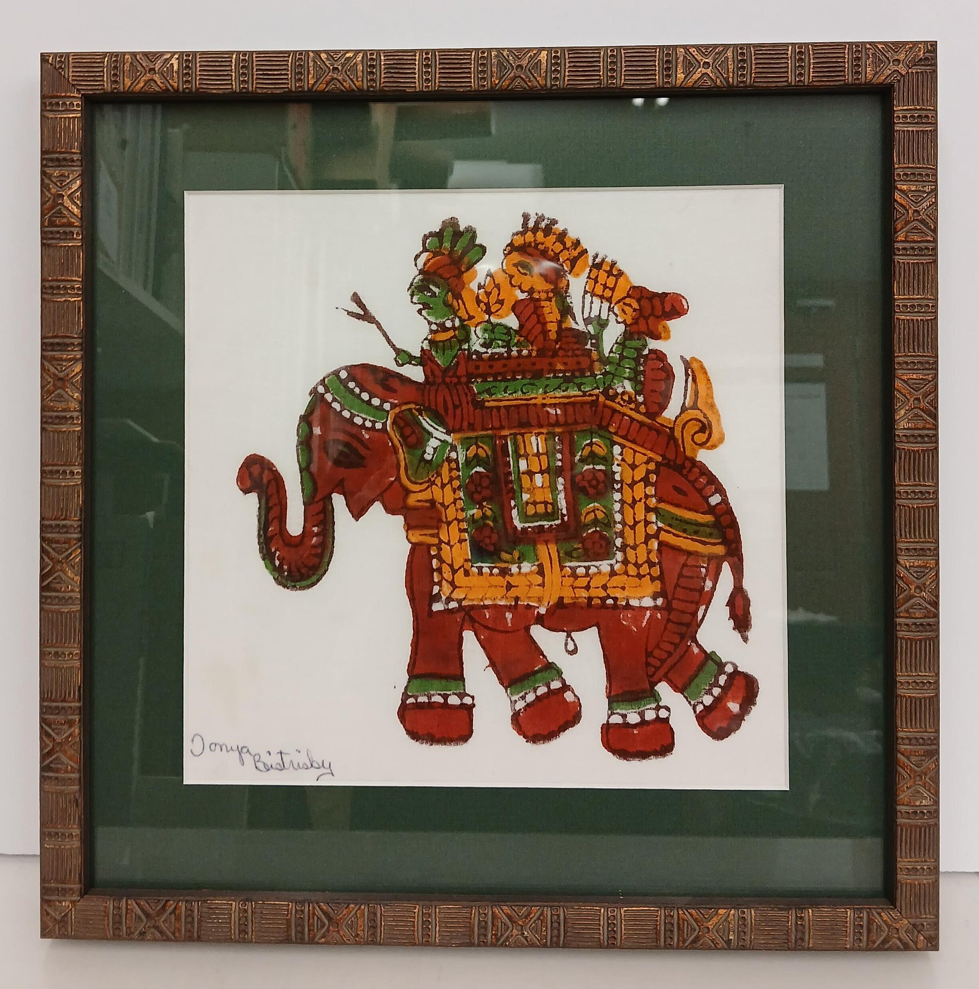 Egyptian frame Elephant